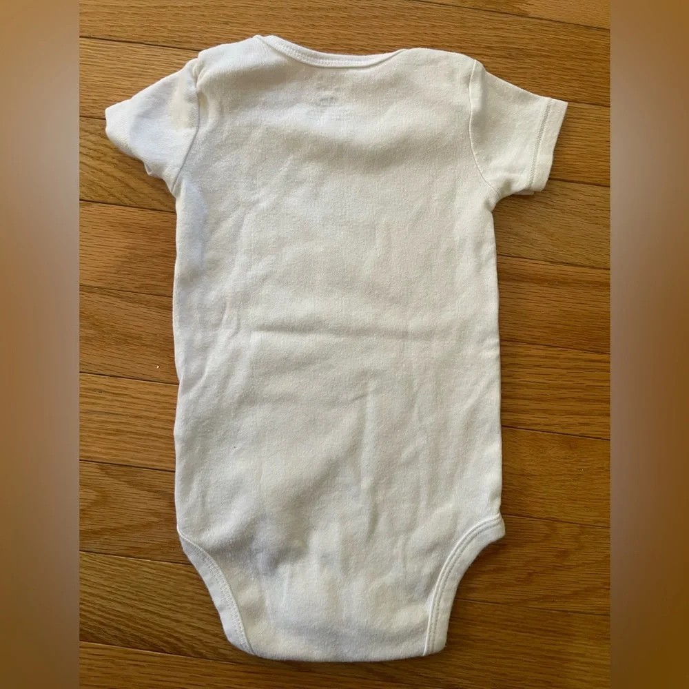 Carter's White Bodysuit with Blue Lobster Design